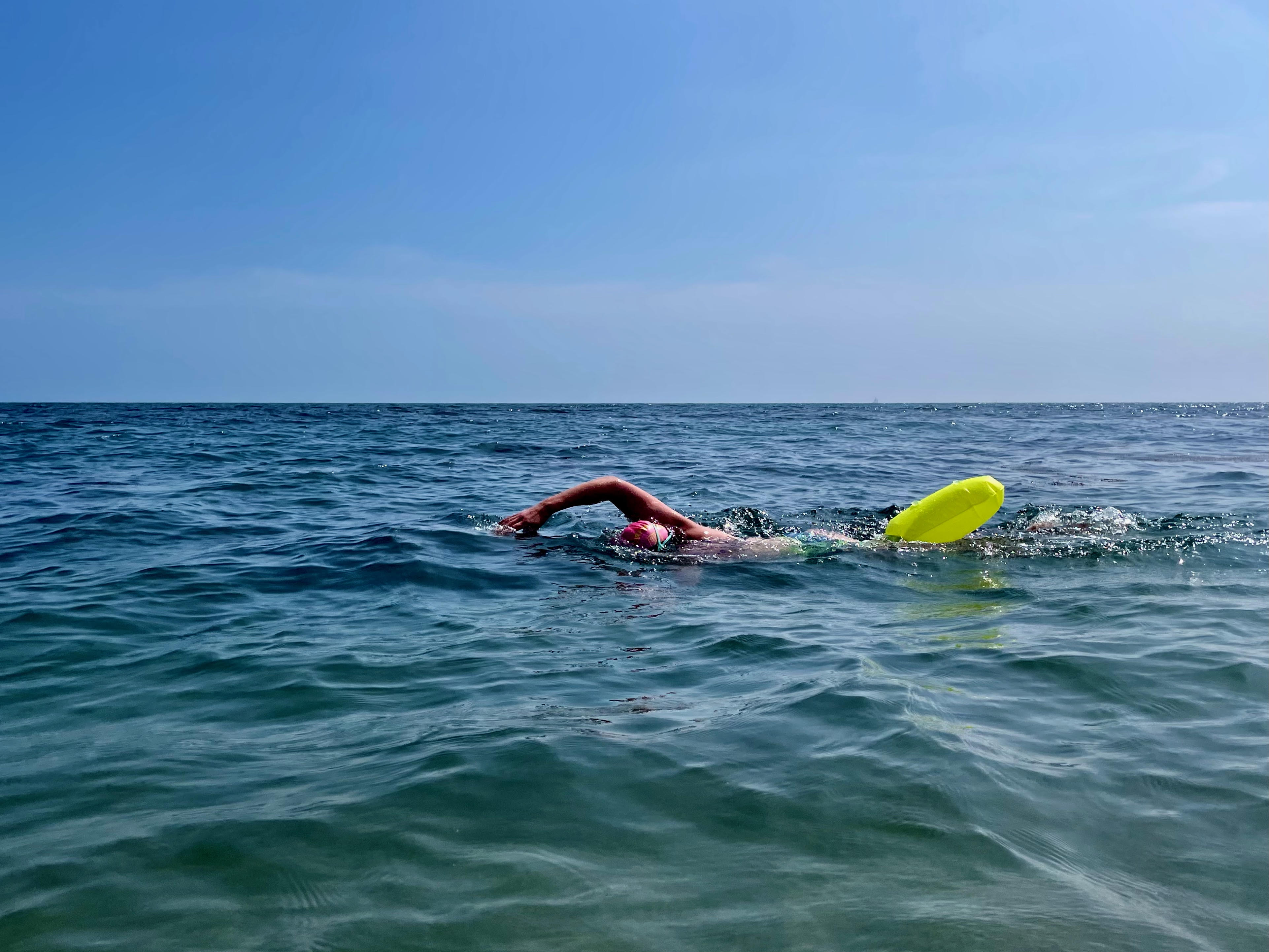 Swimming across the English Channel for Ogyre.